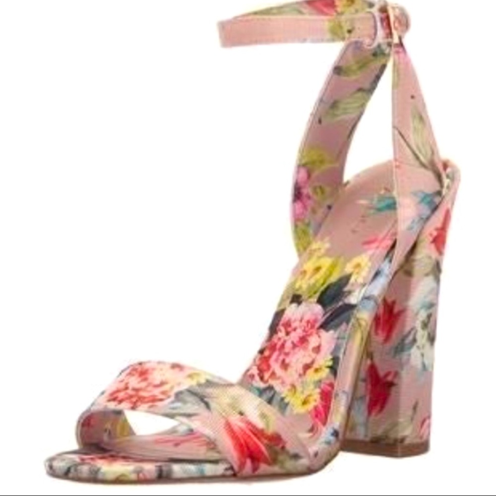 Aldo Floral Print peep toe heel Sandals